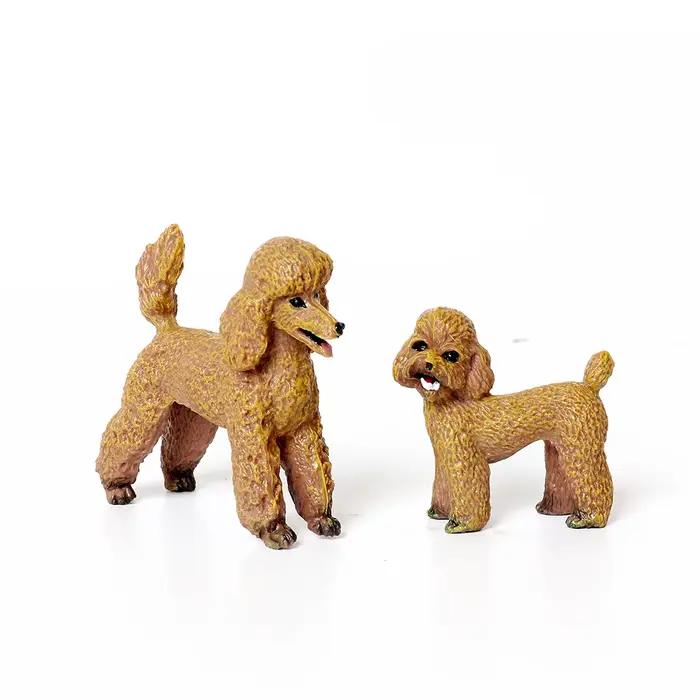 Figurines réalistes de chiens miniatures