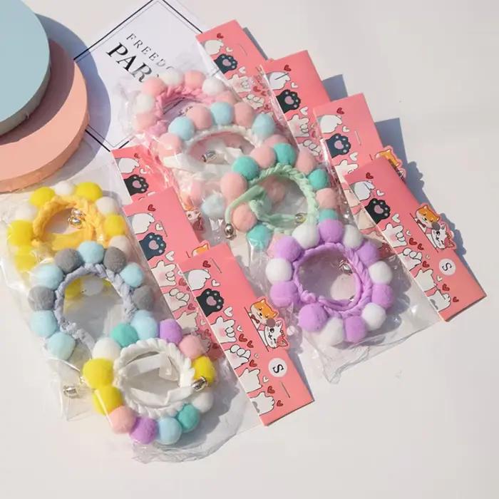Collier Pom Pom pour animaux de compagnie