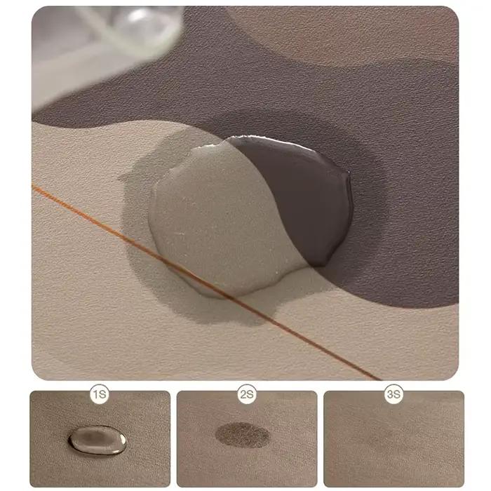 Tapis d'alimentation absorbant pour animaux de compagnie, napperon pour animaux de compagnie à séchage rapide pour chats et chiens, tapis d'alimentation antidérapant pour chat, fournitures pour animau