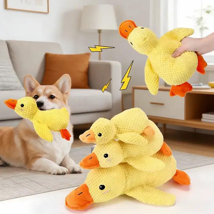 Jouet à mâcher en forme de canard pour chiens et chats