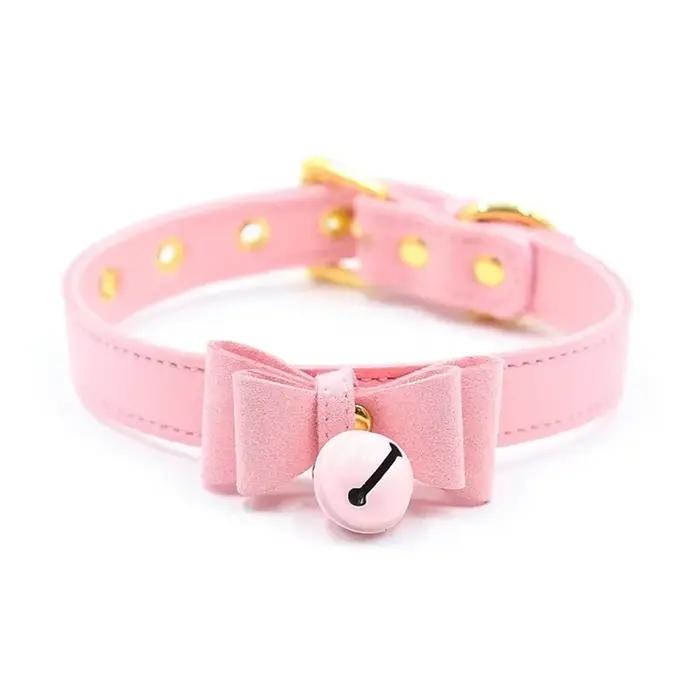 Collier à nœud, Collier avec clochettes, Collier amusant, Chaîne de cou de type choker, Collier-chaîne gothique sombre, Accessoires de cosplay