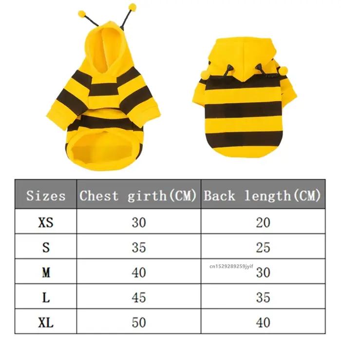 Vêtements pour animaux de compagnie Bee Pet : Manteau