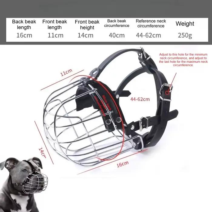 Muselière pour chien réglable et robuste