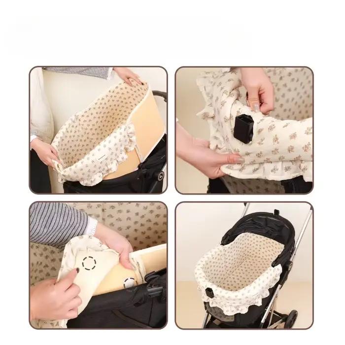 Housse de poussette pour chien douce pour la peau