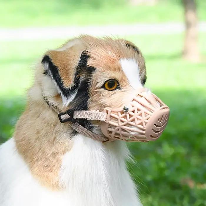 Masque buccal respirant réglable pour animaux de compagnie
