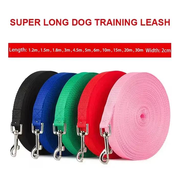 Laisse pour animaux de compagnie Extra longue en Nylon