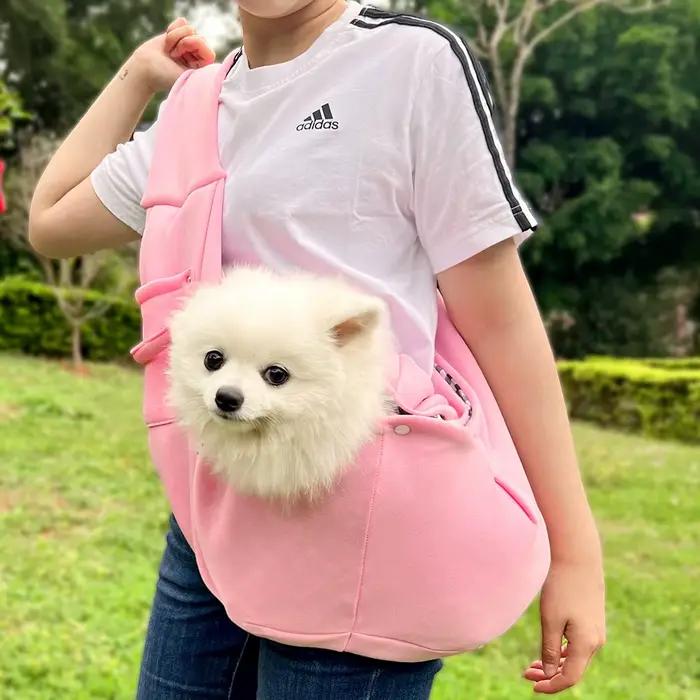 Sac de transport en toile pour petits chiens et chats