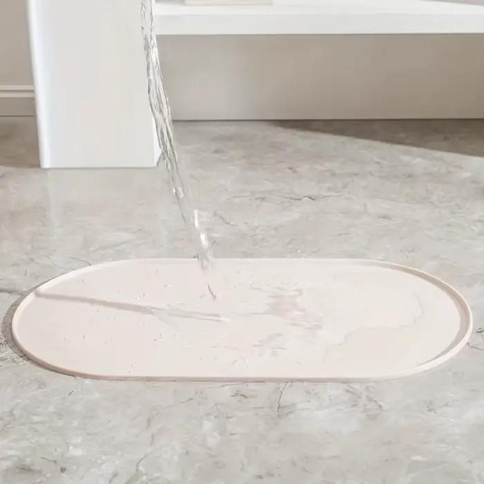 Tapis d'alimentation pour chien avec design antidérapant et imperméable