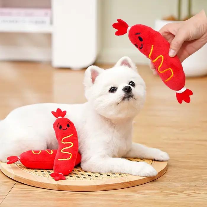 Jouets en peluche grinçants pour animaux de compagnie