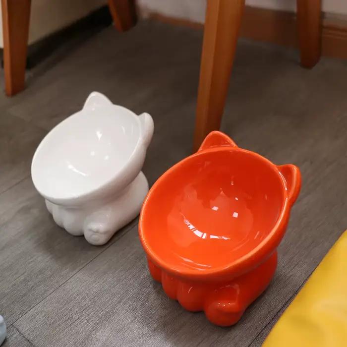 Protection cervicale pour chatons, pour chiens et chats, fournitures pour animaux de compagnie, bol d'alimentation pour animaux, distributeur d'eau, récipient pour nourriture pour chats