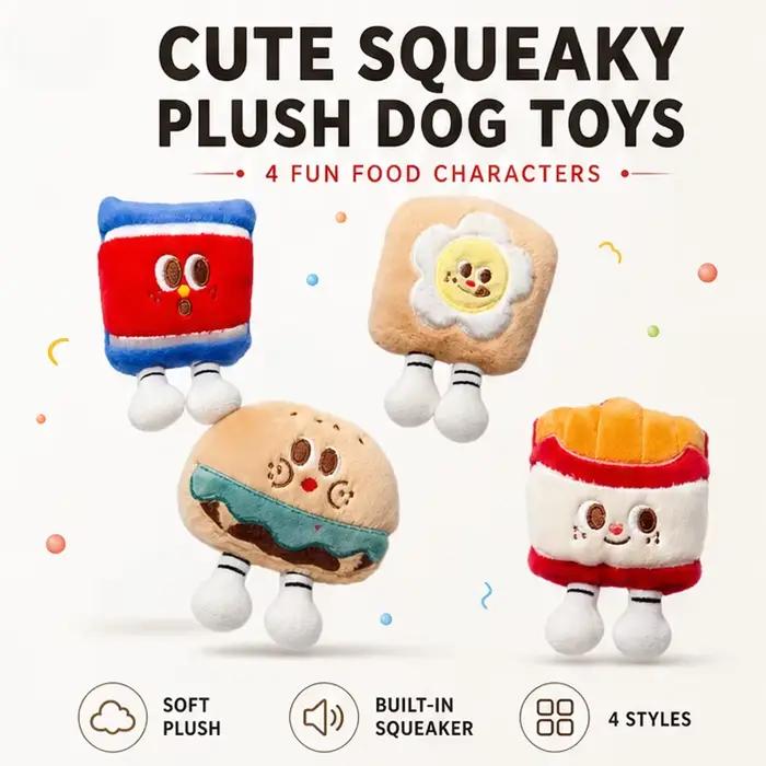 Jouets en peluche couineurs pour chiens