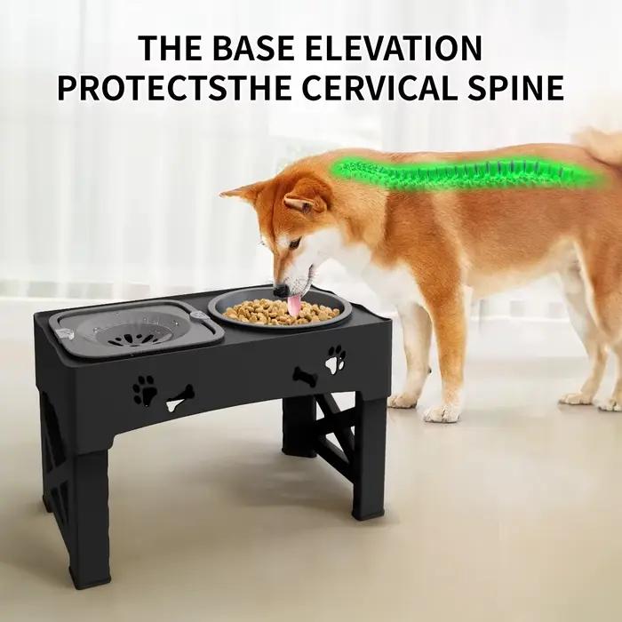Mangeoire pour animaux de compagnie 3 en 1