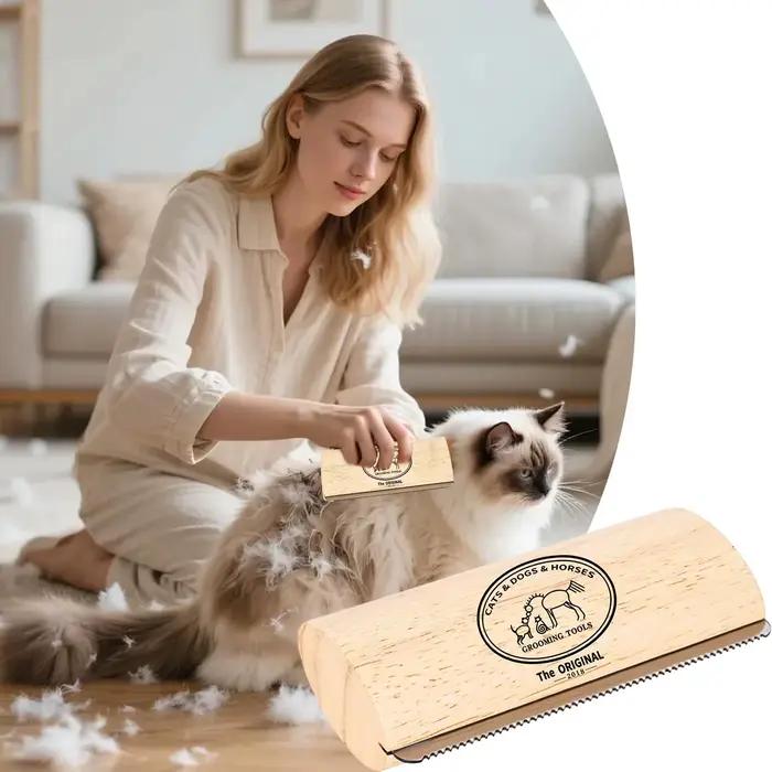 Brosse de toilettage pour chiens et chats à poils longs