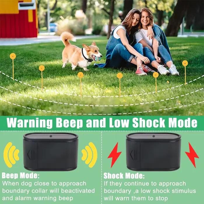 Collier électrique étanche pour chien