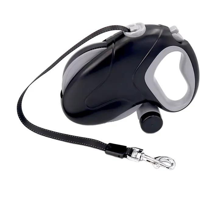 Laisse rétractable pour chien de 10 mètres avec rotation à 360° ° Poignée antidérapante et sans nœuds