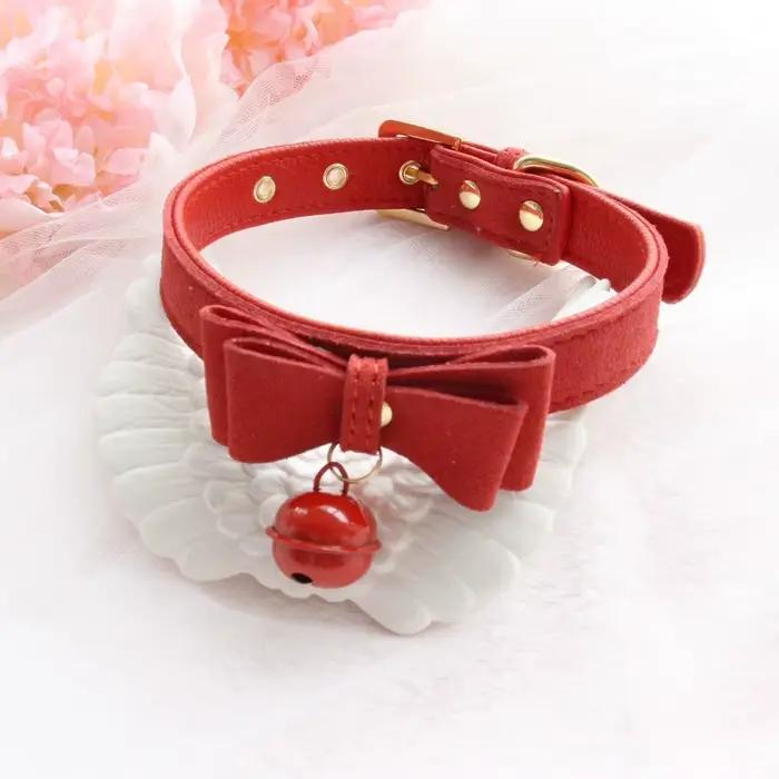 Collier à nœud, Collier avec clochettes, Collier amusant, Chaîne de cou de type choker, Collier-chaîne gothique sombre, Accessoires de cosplay