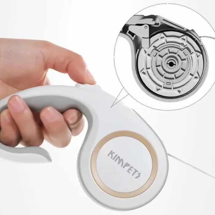 Laisse rétractable en nylon durable pour animaux de compagnie