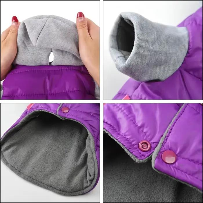 Veste à capuche pour animaux de compagnie pour petits et moyens chiens automne hiver chaud chiot manteau à capuche vêtements coupe-vent Chihuahua bouledogue français Costume
