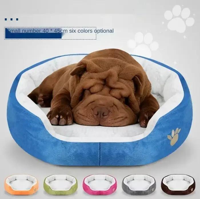 Lits pour animaux de compagnie en cachemire pour grands chiens