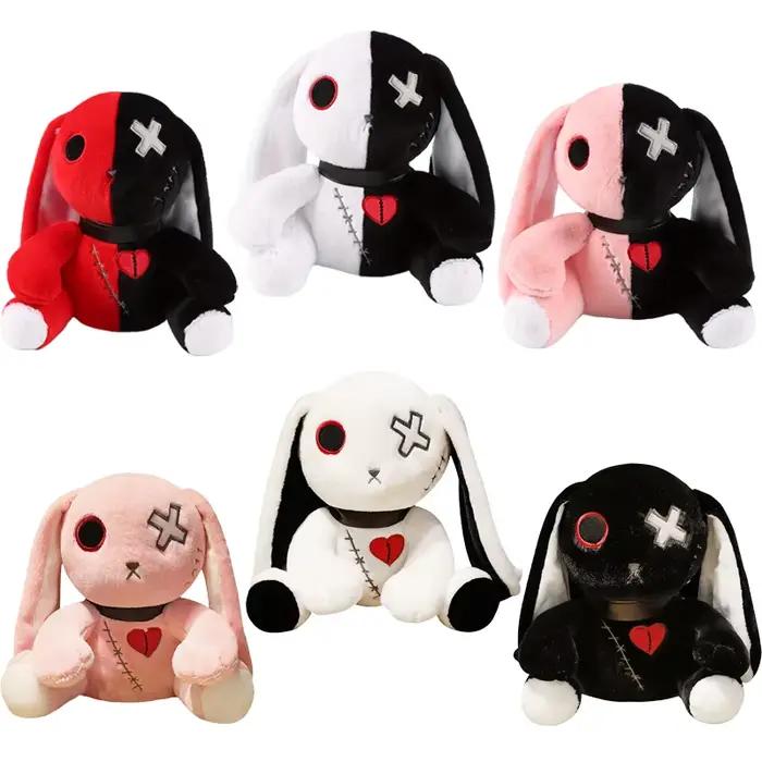 Lapin en peluche gothique effrayant