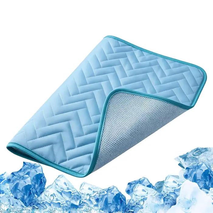 Tapis rafraîchissant pour chien, coussin de refroidissement pour animaux de compagnie, tapis absorbant la chaleur pour chiots, pour extérieur, intérieur, jardin, balcon, maison, salon, chambre