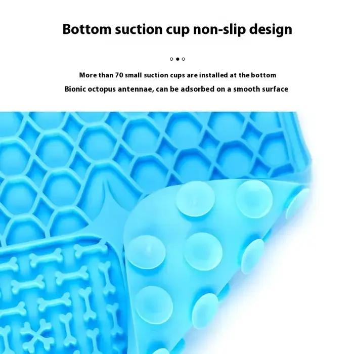 Tapis à lécher en Silicone pour chiens et chats