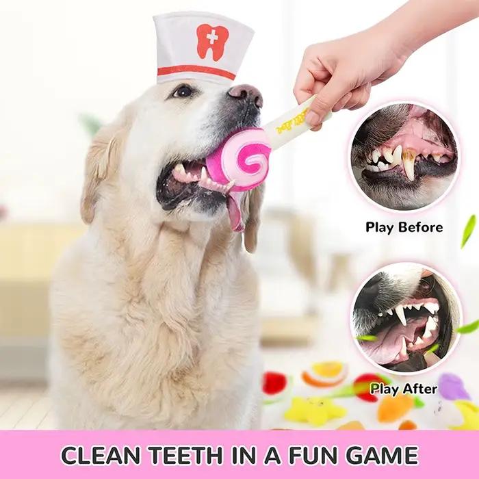 Jouets en peluche grinçants pour chiots