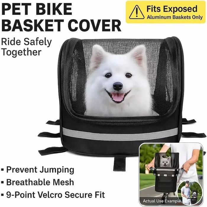 Housse de panier de vélo pour chats et chiens
