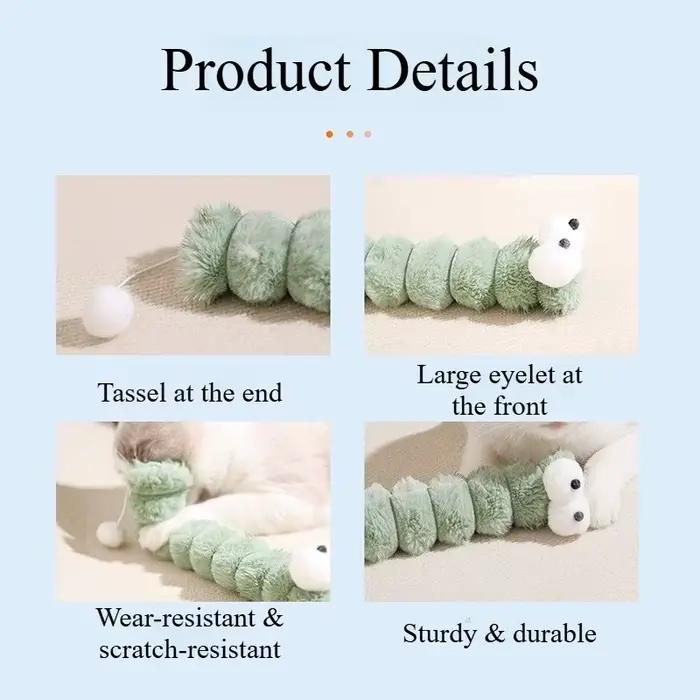 Jouet à mâcher en peluche pour chat