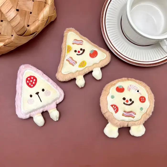 Jouet en peluche pour chien en forme de pizza