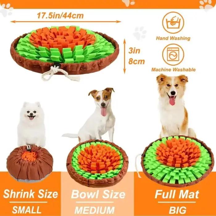 Tapis de reniflement interactif pour animaux de compagnie