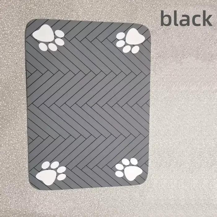 S (petit chaton)、 M、L tapis d'alimentation absorbant pour animaux de compagnie