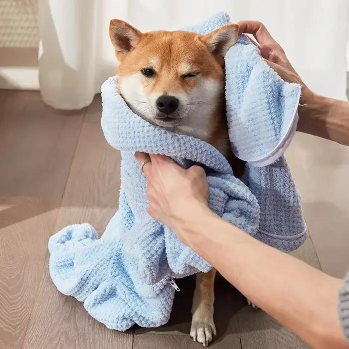 Serviette absorbante pour chien