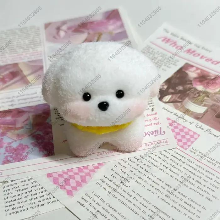 Chiot Taba Squishy chien blanc Fidget jouet mignon Animal drôle