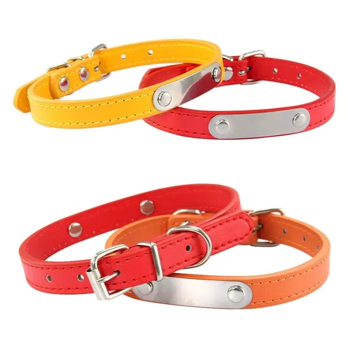 Collier de chien personnalisé avec nom sculpté