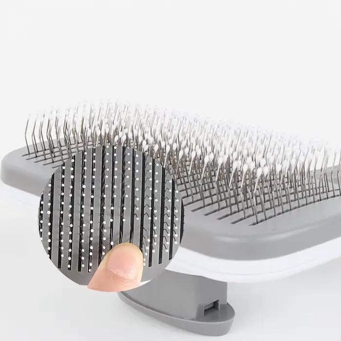 Brosse multifonctionnelle pour la toilettage et le bain des chiens et chats à poils longs