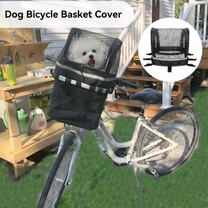 Panier de vélo pour chiot, chat ou petit chien, porte-animaux pour guidon avec fenêtre, idéal pour les trajets quotidiens en ville et les activités de plein air