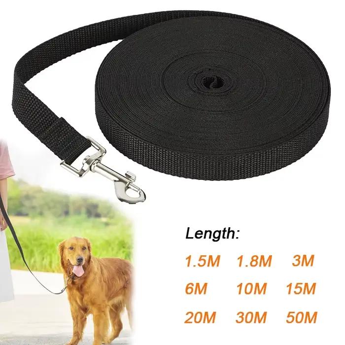 Laisse longue en Nylon pour animaux de compagnie