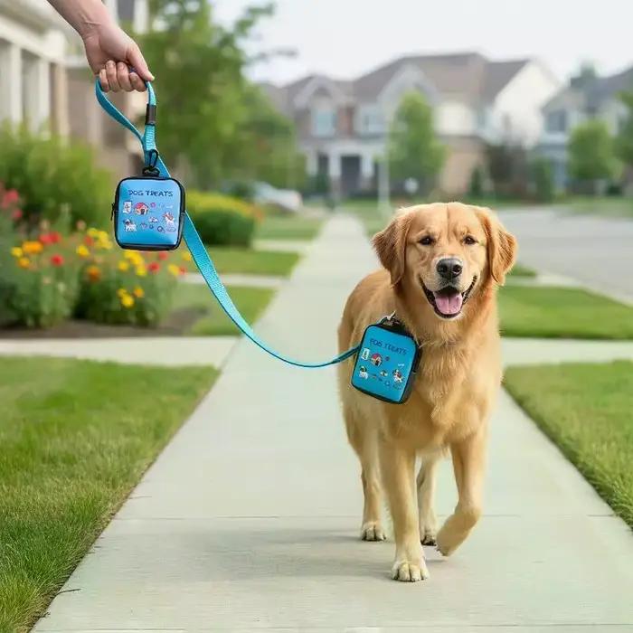 Pochette à friandises pour chien avec imprimé de dessin animé mignon