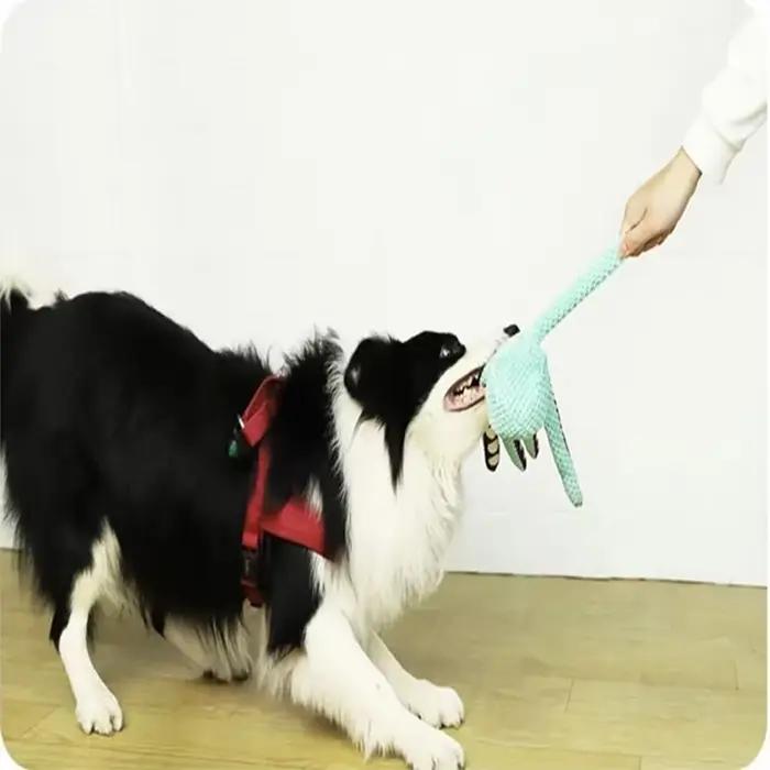 Jouet poulpe en peluche pour animaux de compagnie