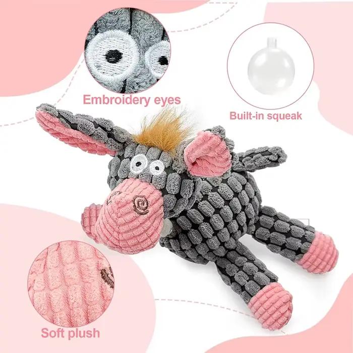 Kenjac-jouet en peluche pour chien avec couineurs