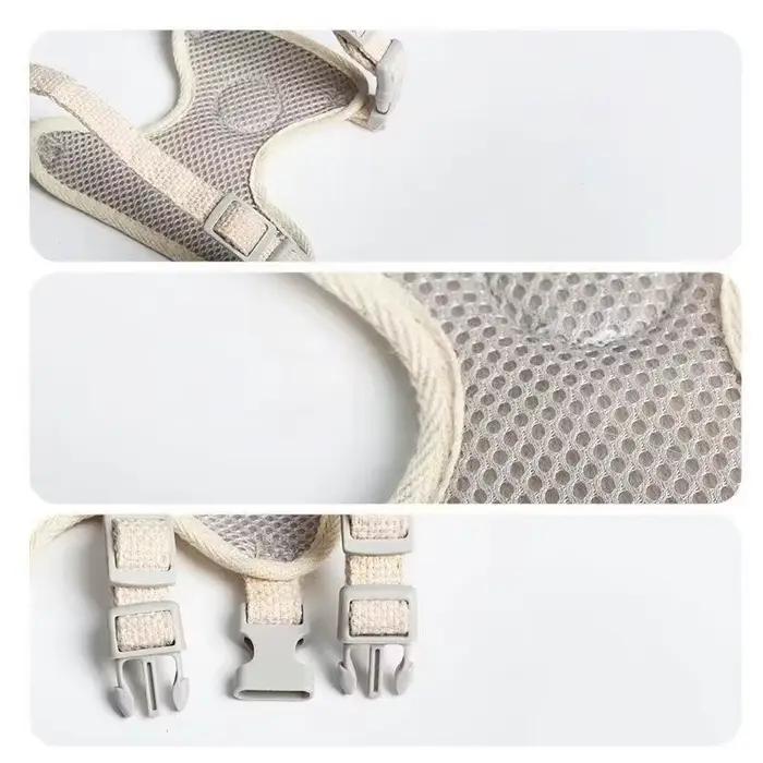 Laisse pour chat avec motif ours