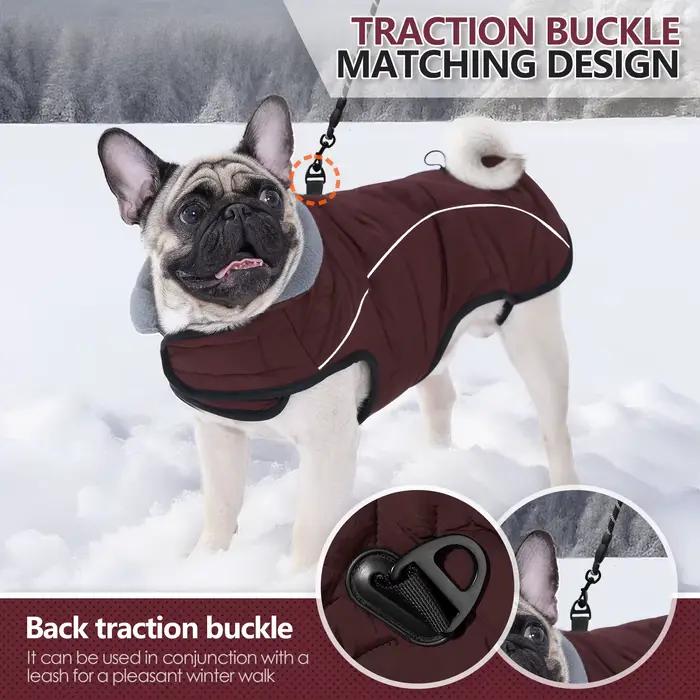 Manteau pour chien, veste d'hiver imperméable