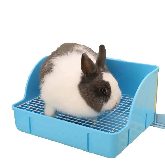 Bac à litière d'angle pour lapin, entraîneur de toilettes Durable pour furet, Hamster, cochon d'inde, petits animaux, fournitures pour animaux de compagnie, pot pour animaux