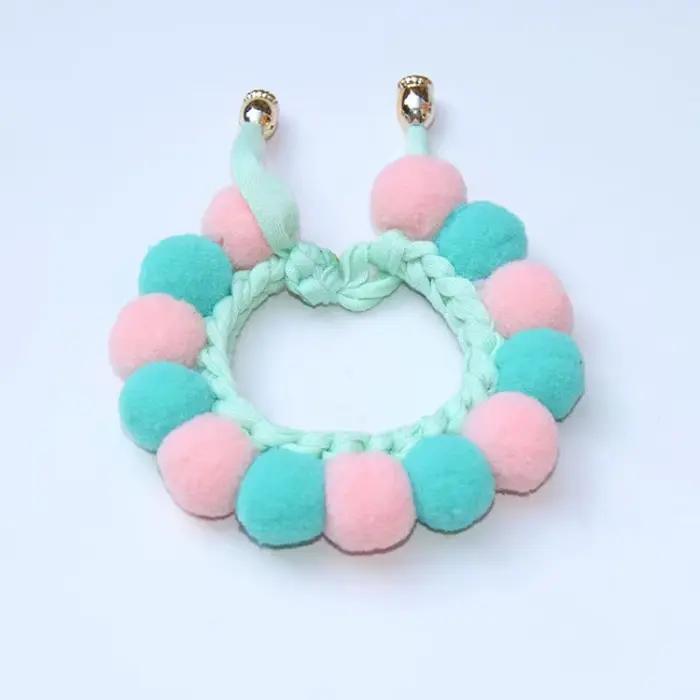 Collier Pom Pom pour animaux de compagnie