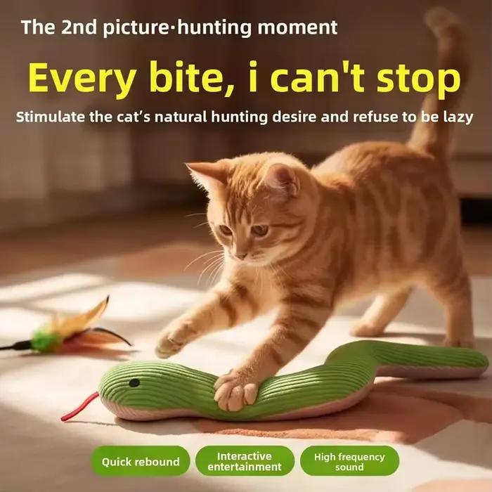 Jouet interactif pour animaux de compagnie, jouet de stimulation pour chatons, résistant aux morsures, jouet d'amusement pour chats d'intérieur, petits chiens, fournitures pour animaux de compagnie