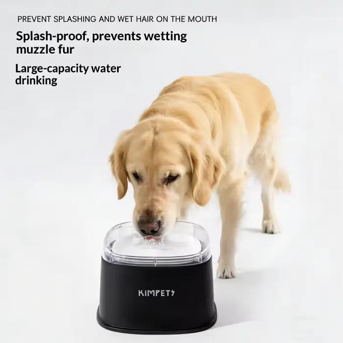 Bol à eau pour chien anti-déversement à débit lent