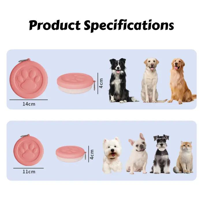 Gamelle portable pour animaux de compagnie