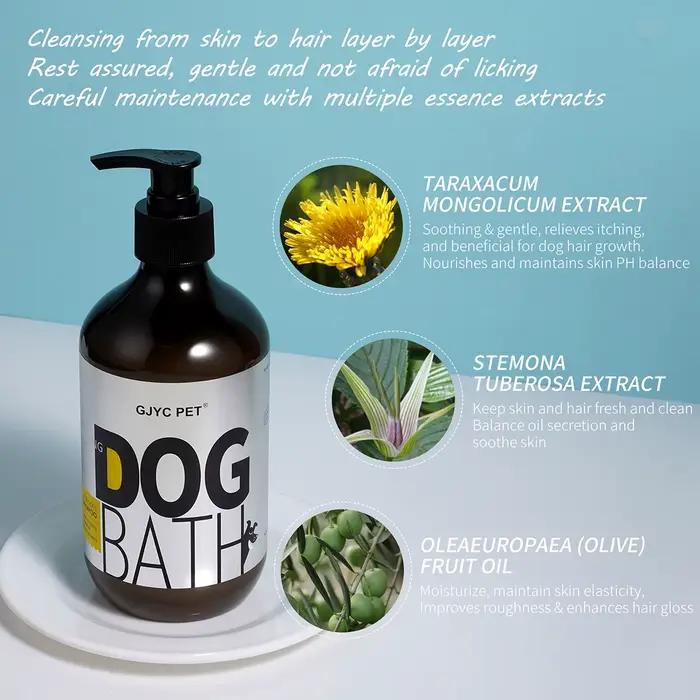Shampooing pour chien, nettoyage en profondeur doux