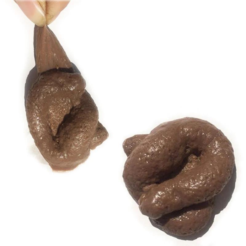 Cadeau de merde réaliste jouets drôles faux merde morceau de merde blague Antistress Gadget jouets Squishy blague jouets délicats Turd méfait